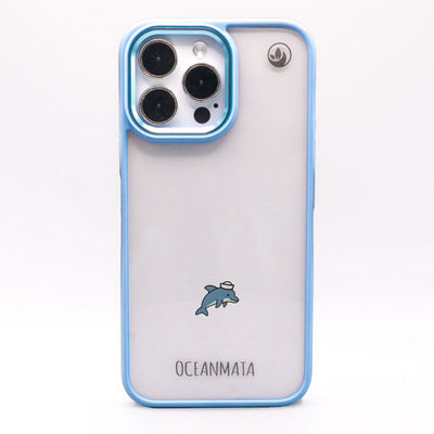 Samsung S24+ Case - Dolphin Blue - "Captain Dolphin" - sustainable