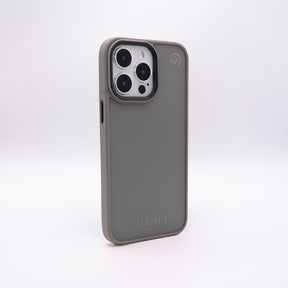 iPhone 15 pro Hülle - durchsichtig grau - nachhaltig