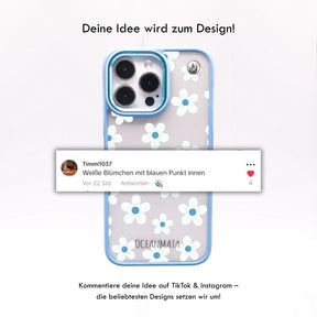 iPhone 13 pro Hülle - Blumen - "Ocean Bloom" - nachhaltig
