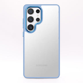 Samsung S25+ Hülle - durchsichtig ozeanblau - nachhaltig