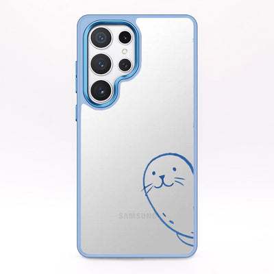 Samsung S25 Ultra Case - Seal blue - "Robby" - sustainable