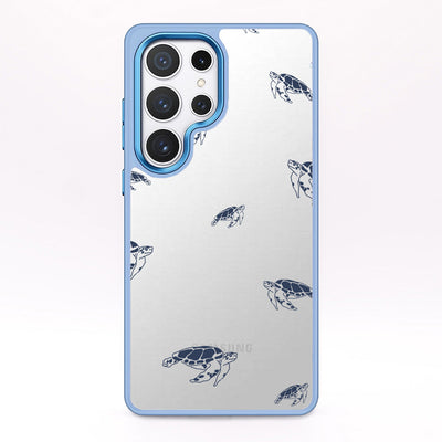 Samsung S25 Ultra Case - Turtles Blue - "Turtlino" - Sustainable