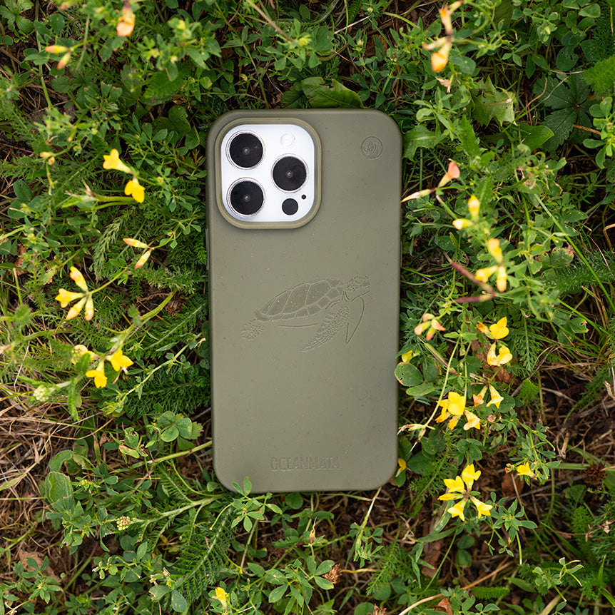 iPhone 12 pro max Hülle - grün - "TURTLE" - nachhaltig – Ansicht 4