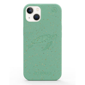 iPhone 17 Hülle - grün - "TURTLE" - nachhaltig