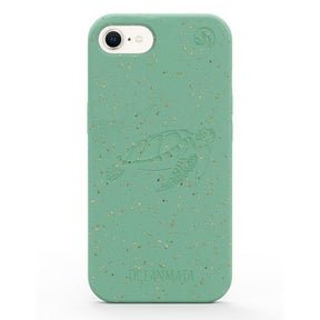 iPhone 17 air Hülle - grün - "TURTLE" - nachhaltig