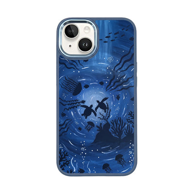 iPhone 14 Hülle - Meeresnacht - "ameliesdream" - nachhaltig