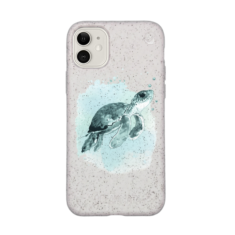 Biologisch abbaubare Handyhülle iPhone 11 Babyturtle — kompostierbar — Vorderseite