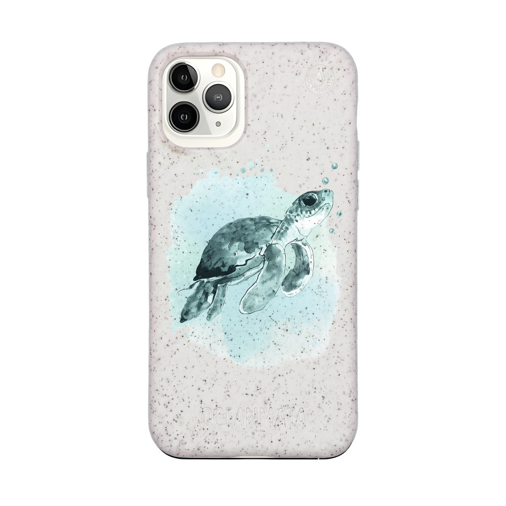 Biologisch abbaubare Handyhülle iPhone 11 pro Babyturtle — kompostierbar — Vorderseite