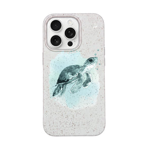Biologisch abbaubare Handyhülle iPhone 16 pro max Babyturtle — kompostierbar — Vorderseite