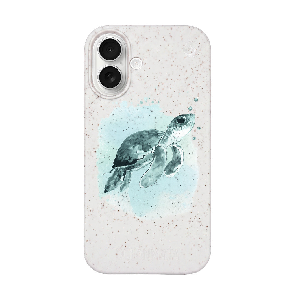 Biologisch abbaubare Handyhülle iPhone 17 Babyturtle — kompostierbar — Vorderseite