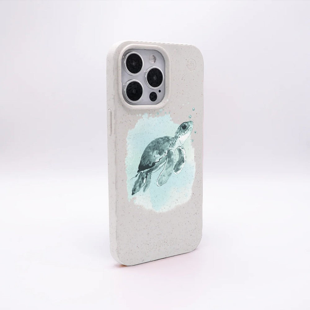 Biologisch abbaubare Handyhülle iPhone 17 Babyturtle — kompostierbar — Rückseite