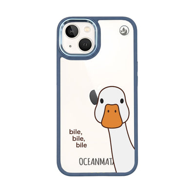 iPhone 13 hoesje - Eend Wit - "Gil Bile Bile" - Duurzaam