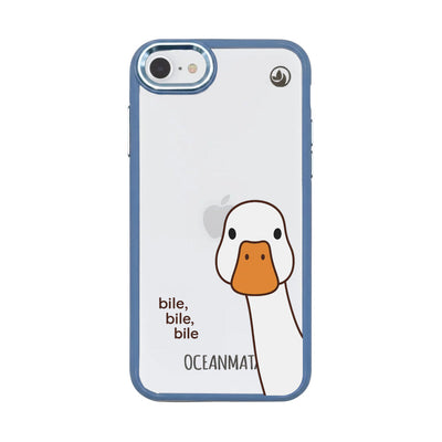 iPhone SE/7/8 hoesje - Eend Wit - "Bile Bile Bile" - Duurzaam