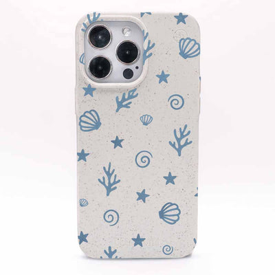 iPhone 13 mini Case - Coral White - "BlueCoralLife" - sustainable