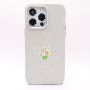 iPhone 11 Hülle - Blumen weiß - "Daisy" - nachhaltig