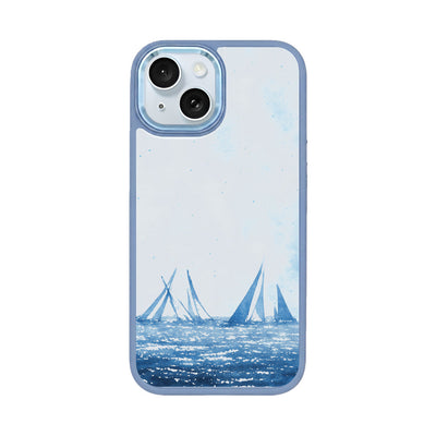 iPhone 15 Case - Sailing Blue - "BlueHorizon" - Sustainable