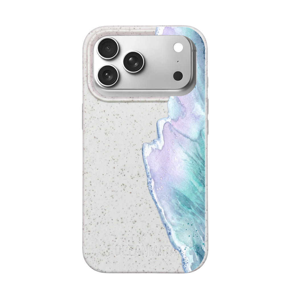 Biologisch abbaubare Handyhülle iPhone 17 pro max Bluehour — kompostierbar — Vorderseite