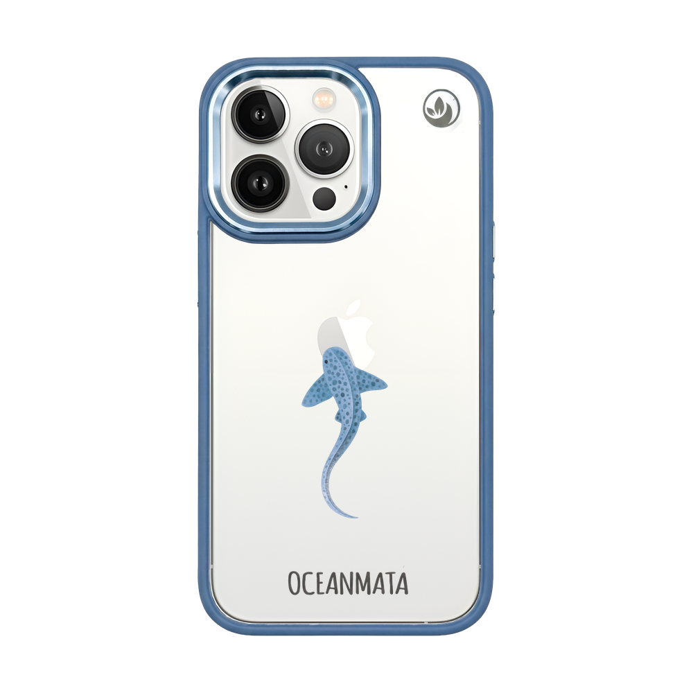 iPhone 13 pro max Hülle - Leopardenhai blau - "BlueLeopard" - nachhaltig