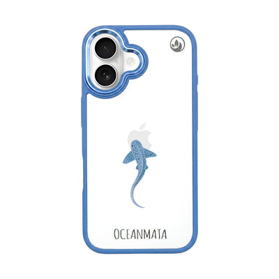 iPhone 16 Case - Blue Spotted Maskray - "BlueLeopard" - sustainable