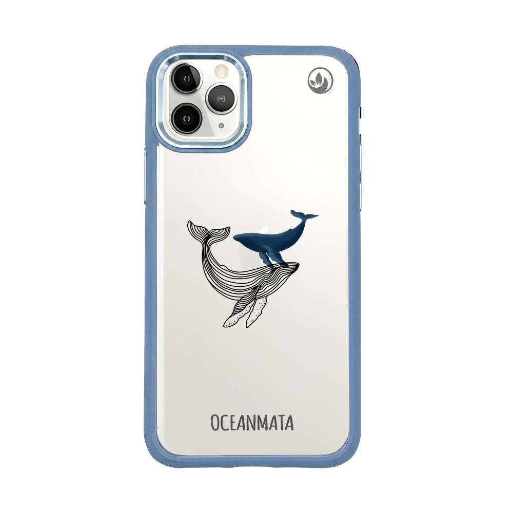 iPhone 11 pro hoesje - walvisblauw - "BlueWhale" - duurzaam