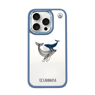 iPhone 15 pro max case - whale blue - "BlueWhale" - sustainable