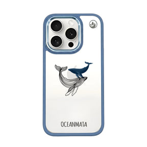 iPhone 15 pro max hoesje - walvisblauw - "BlueWhale" - duurzaam