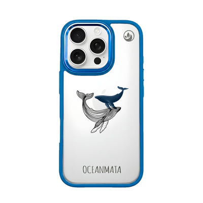 iPhone 16 pro max hoesje - walvisblauw - "BlueWhale" - duurzaam