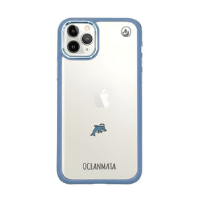iPhone 11 pro Hülle - Delfin blau - "Captain Dolphin" - nachhaltig