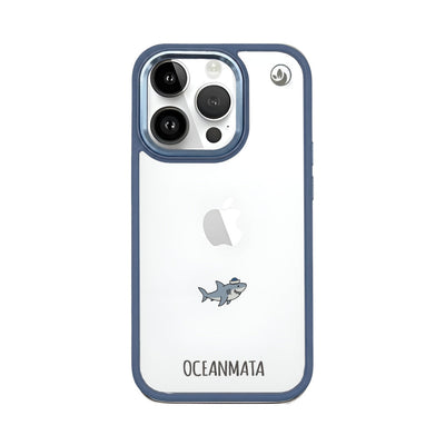 iPhone 14 Pro Case - Shark Blue - "Captain Shark" - sustainable