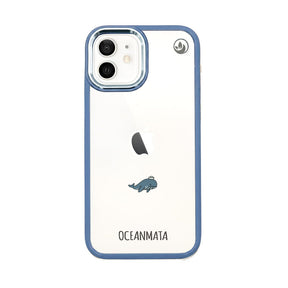 iPhone 12 mini Hülle - Wal blau - "Captain Whale" - nachhaltig