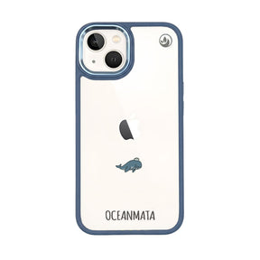 iPhone 13 Case - Whale Blue - "Captain Whale" - sustainable
