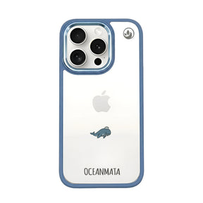 iPhone 15 Pro Max Case - Whale Blue - "Captain Whale" - Sustainable