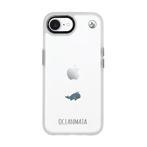 iPhone 16th/17th Gen Case - Whale blue - "Captain Whale" - sustainable