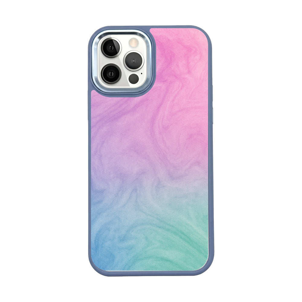 iPhone 12 pro / iPhone 12 hoesje - "Gekleurd marmer" duurzaam