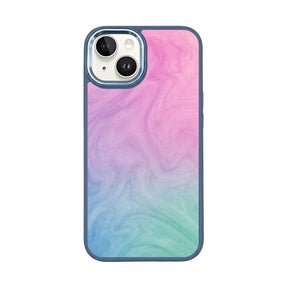 iPhone 14 hoesje - "Gekleurd marmer" duurzaam