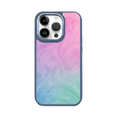 iPhone 14 pro hoesje - "Gekleurd marmer" duurzaam