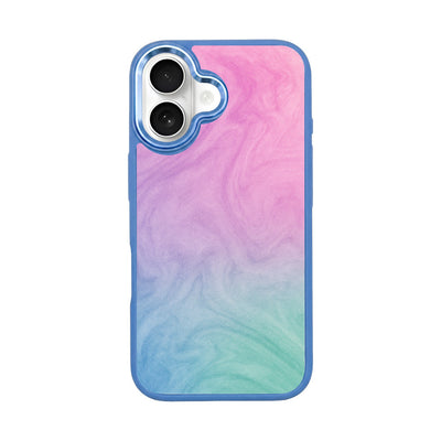 iPhone 16 hoesje - "Gekleurd marmer" duurzaam