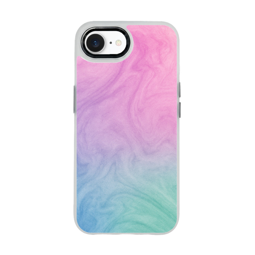 iPhone 16e hoesje - "Gekleurd marmer" duurzaam