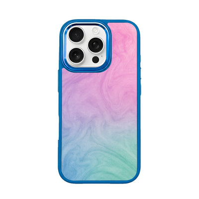 iPhone 16 pro case - "Colored Marble" - sustainable