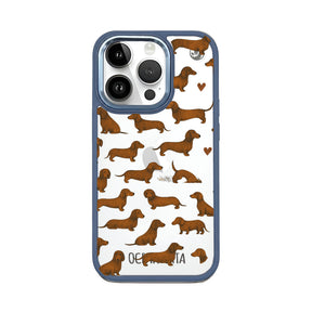 iPhone 14 Pro Max hoesje - Teckel - "Teckel" - duurzaam