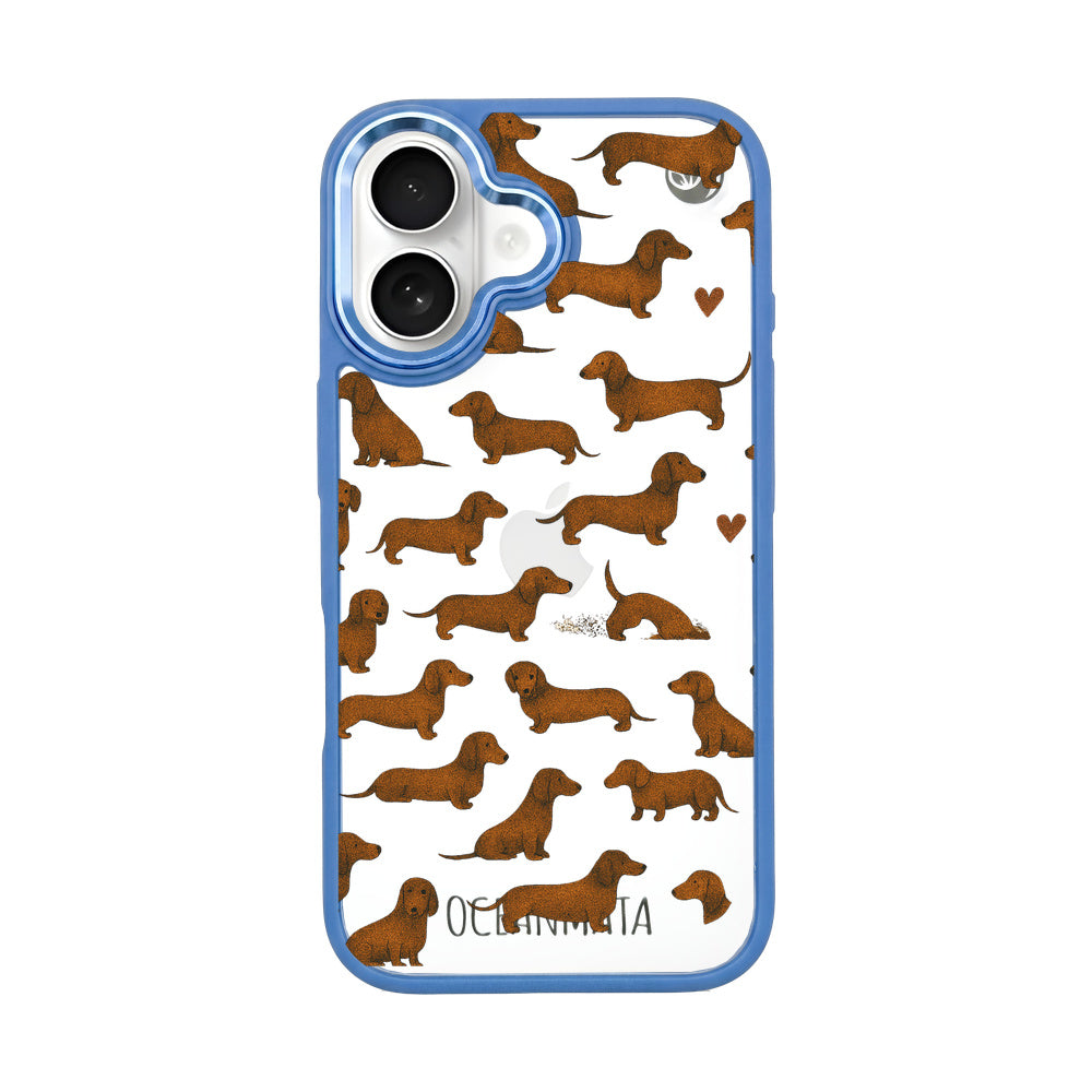 iPhone 16e hoesje - Teckel - "Teckel" - duurzaam