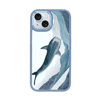 iPhone 15 Case - Whale Shark Blue - "DeepWater" - sustainable