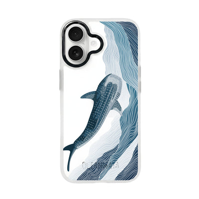 iPhone 17 Case - Whale Shark Blue - "DeepWater" - Sustainable