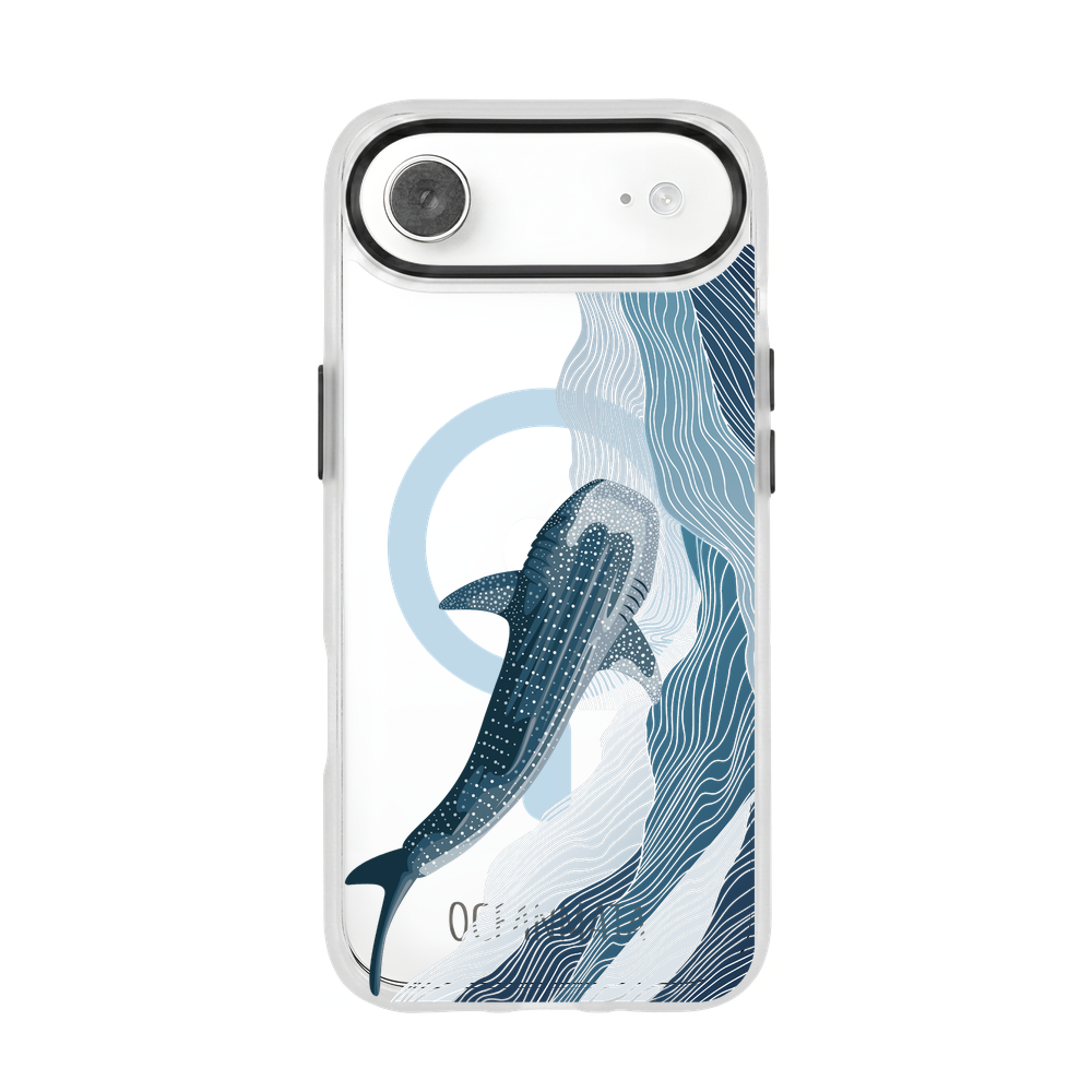 iPhone 17 Air Hülle - Walhai blau - "DeepWater" - nachhaltig