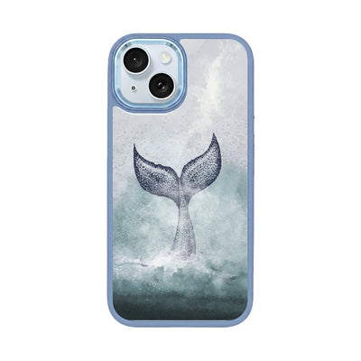 iPhone 15 Case - Dolphin Blue - "Dolphin" - Sustainable