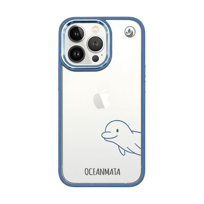 iPhone 13 pro hoesje - Dolfijn - "Finni" - duurzaam