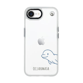 iPhone 16e hoesje - Dolfijn - "Finni" - duurzaam