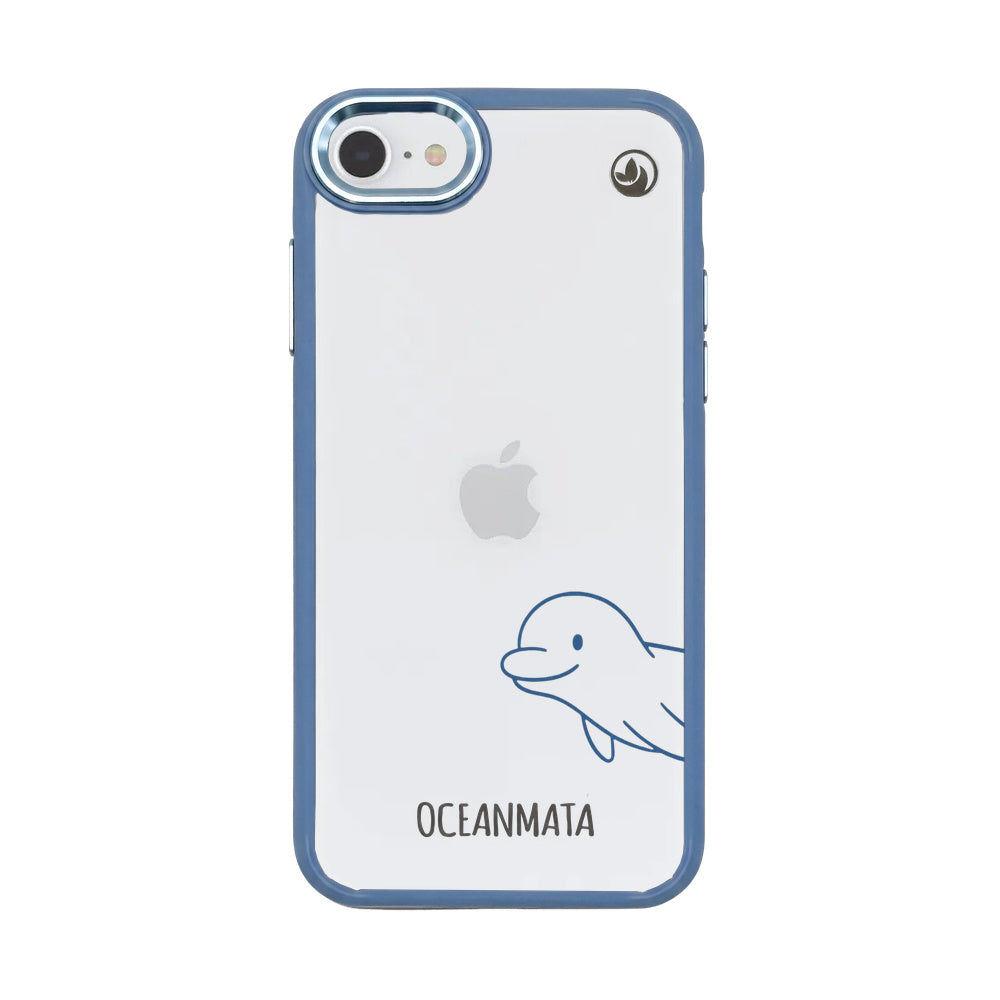 iPhone SE/7/8 hoesje - Dolfijn - "Finni" - duurzaam