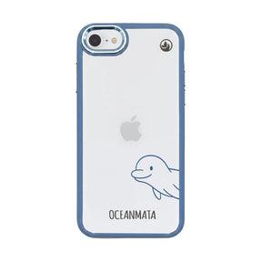 iPhone SE/7/8 hoesje - Dolfijn - "Finni" - duurzaam