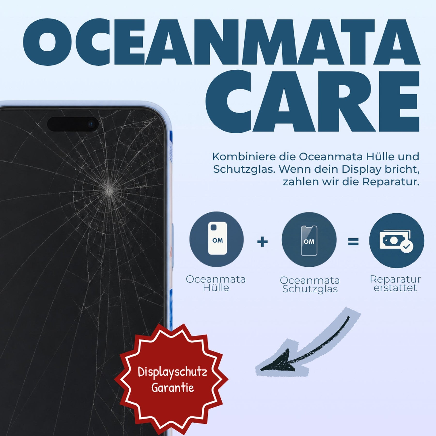 Nachhaltige Handyhülle Samsung S26+ Bluewhale aus Ocean Plastic — Oceanmata Care Service